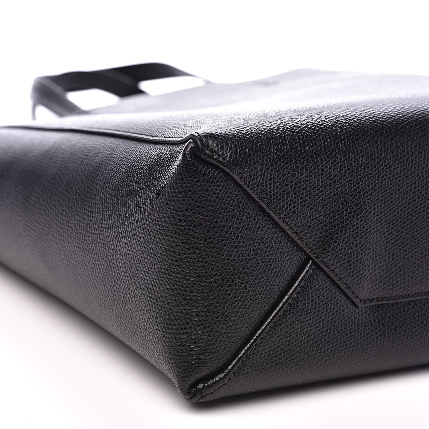 Celine Grained Calfskin Small Vertical Cabas Black 8 of 10