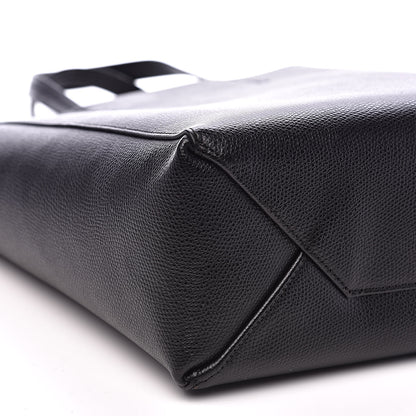 Celine Grained Calfskin Small Vertical Cabas Black 8 of 10