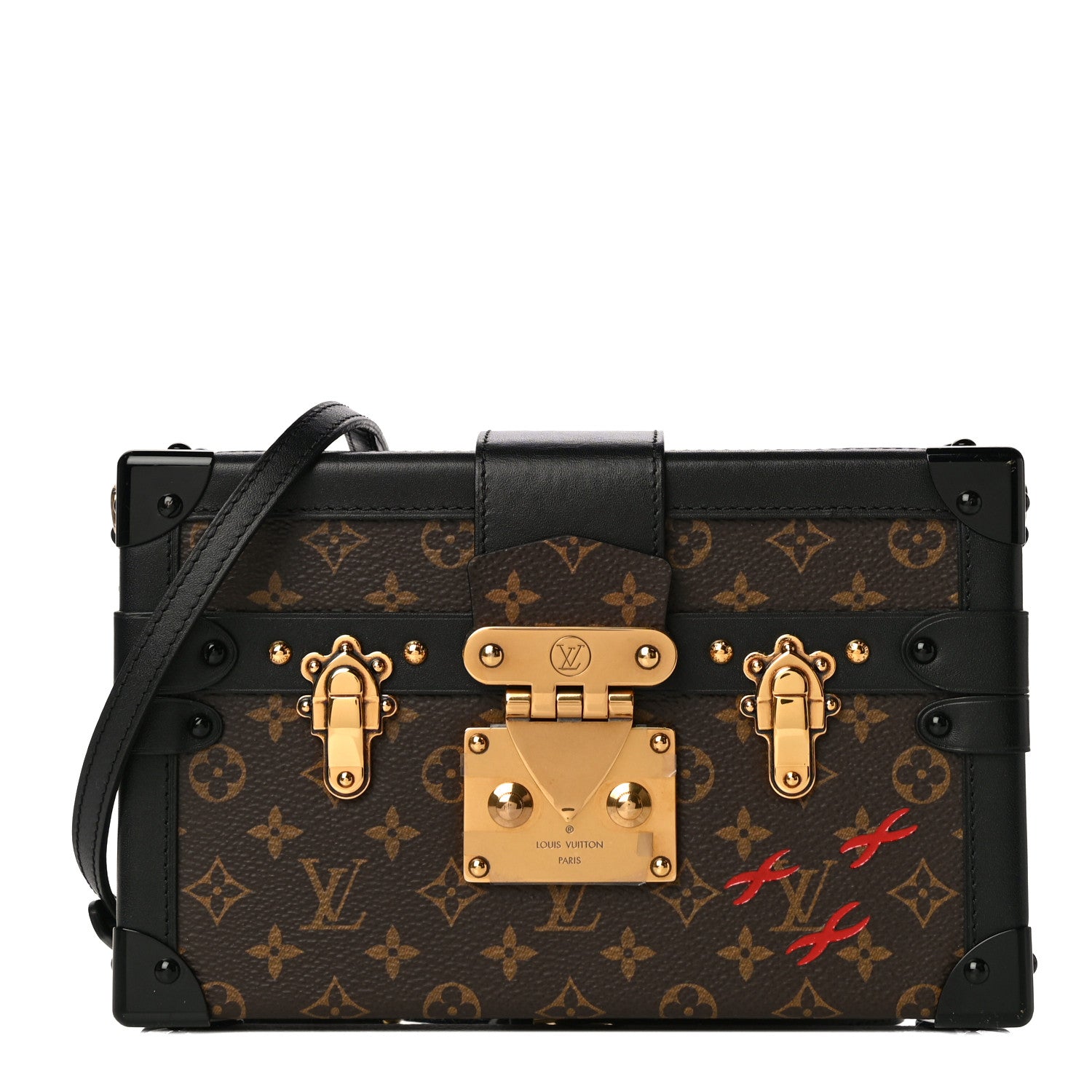 Louis Vuitton Monogram Petite Malle Black 1 of 16