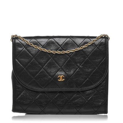 Chanel Lambskin Quilted Mini Evening Flap Black 8 of 14