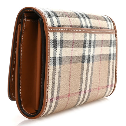 Burberry Halton Vintage Check Continental Wallet Archive Beige 3 of 6