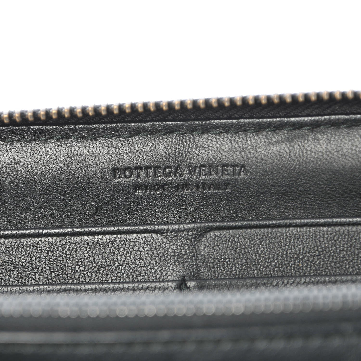 Bottega Veneta Nappa Intrecciato Zip Around Wallet Black 6 of 7