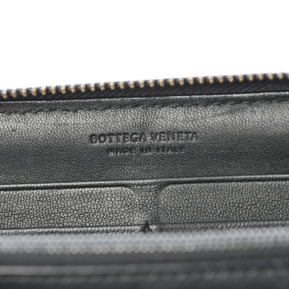 Bottega Veneta Nappa Intrecciato Zip Around Wallet Black 6 of 7
