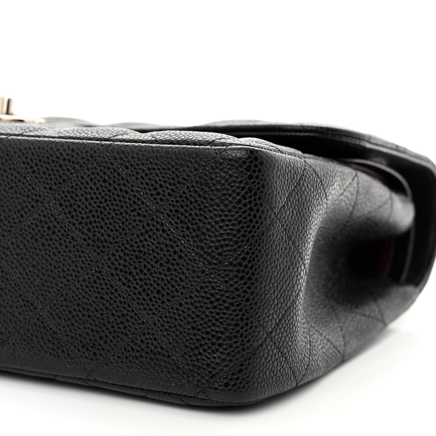 Chanel Caviar Quilted Jumbo Double Flap Black 10 of 11