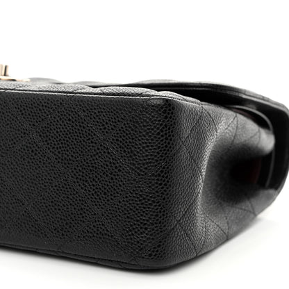 Chanel Caviar Quilted Jumbo Double Flap Black 10 of 11