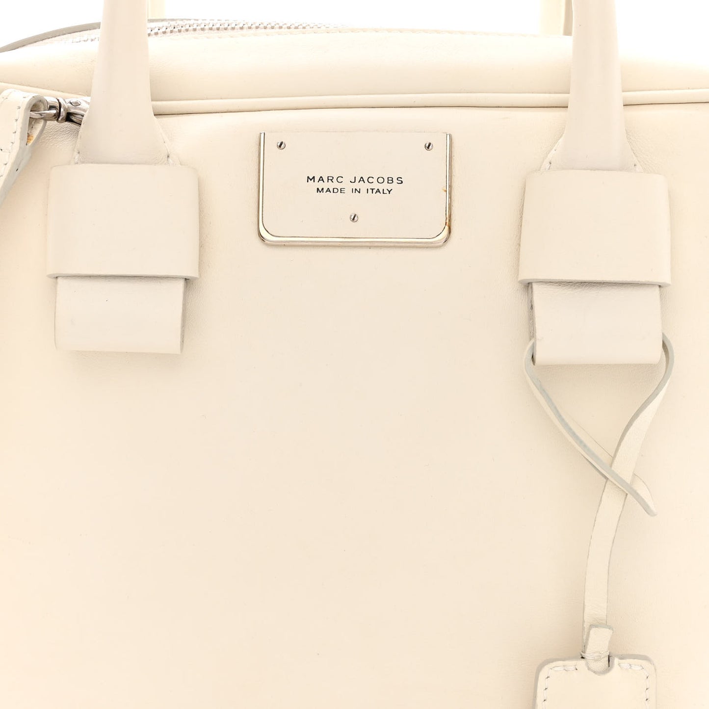 Calfskin Top Handle Bag White