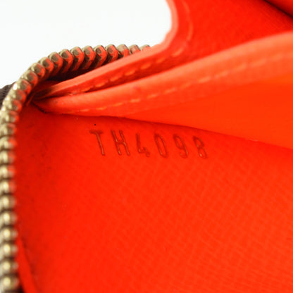 Louis Vuitton Monogram Graffiti Zippy Coin Purse Orange 8 of 8