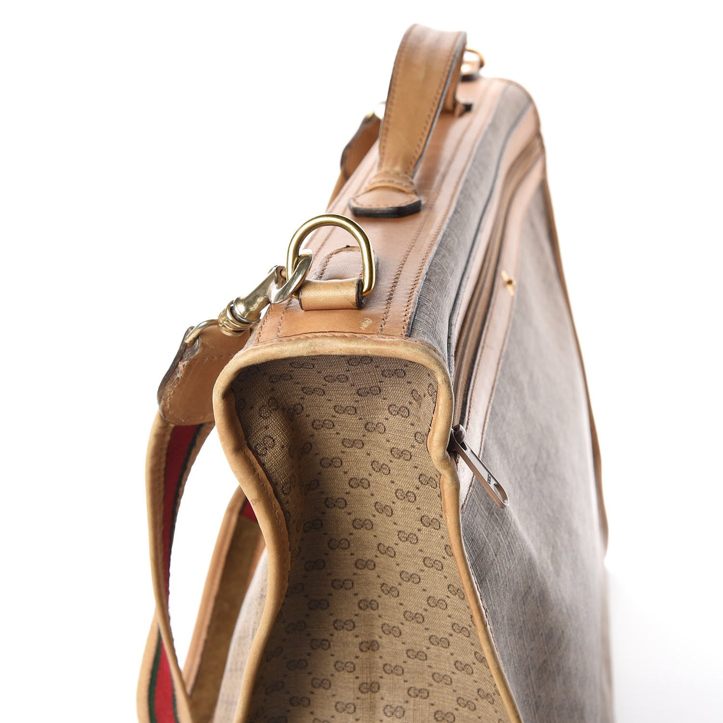 Coated Canvas Monogram Travel Bag
