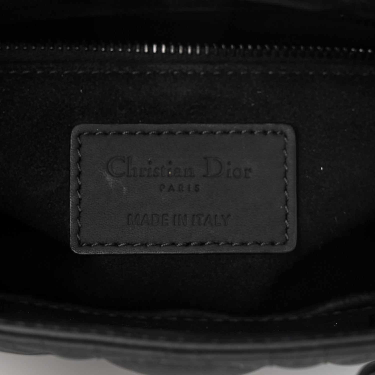 Christian Dior Ultra Matte Calfskin Cannage Small My ABCDior Lady Dior Black 6 of 11