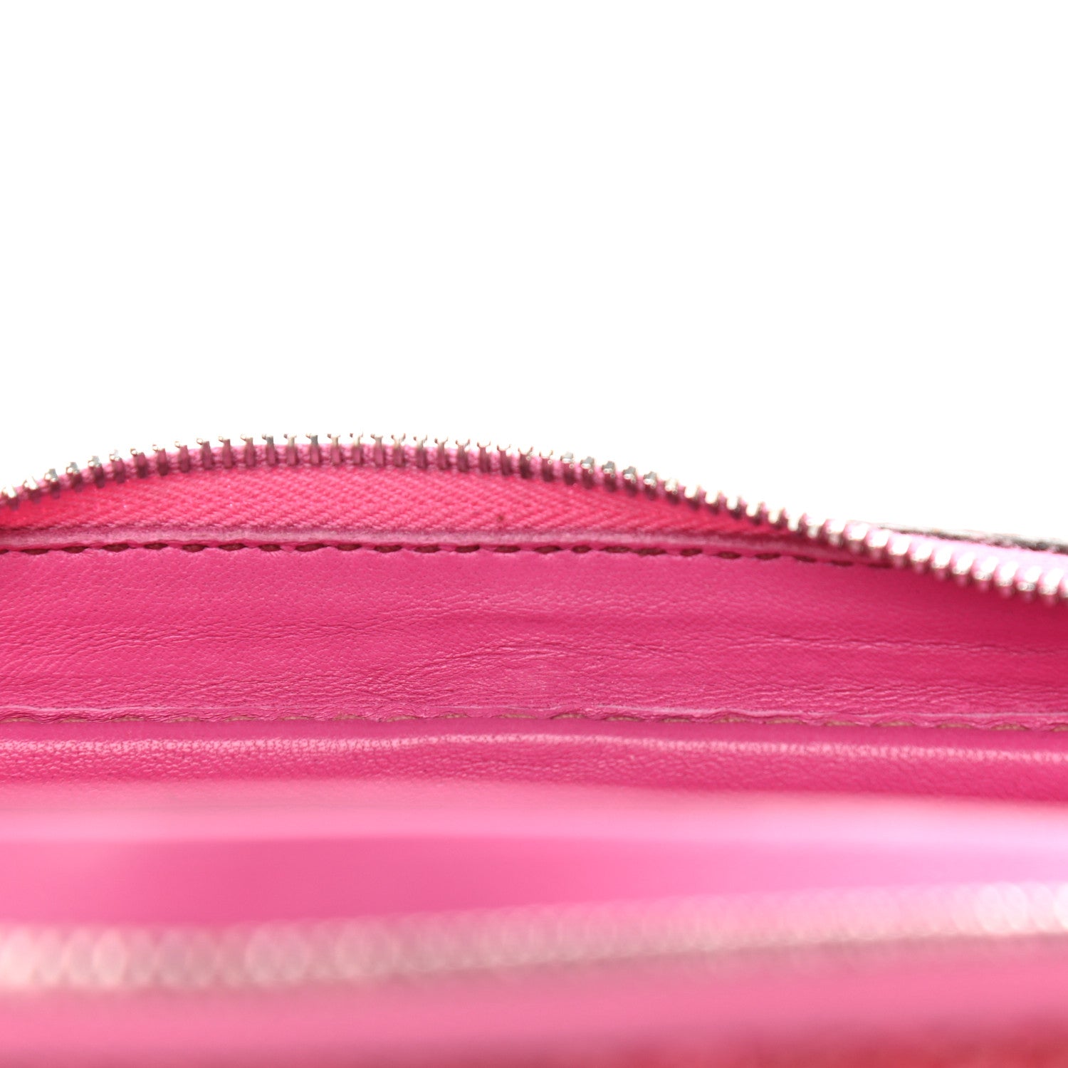 Hermes Shiny Lizard Diamond Plume Elan 22 Fuchsia 8 of 12