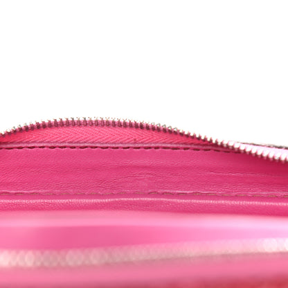 Hermes Shiny Lizard Diamond Plume Elan 22 Fuchsia 8 of 12