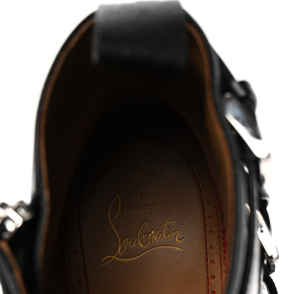 Christian Louboutin Calfskin Will Buckle Boots 39.5 Black 8 of 8