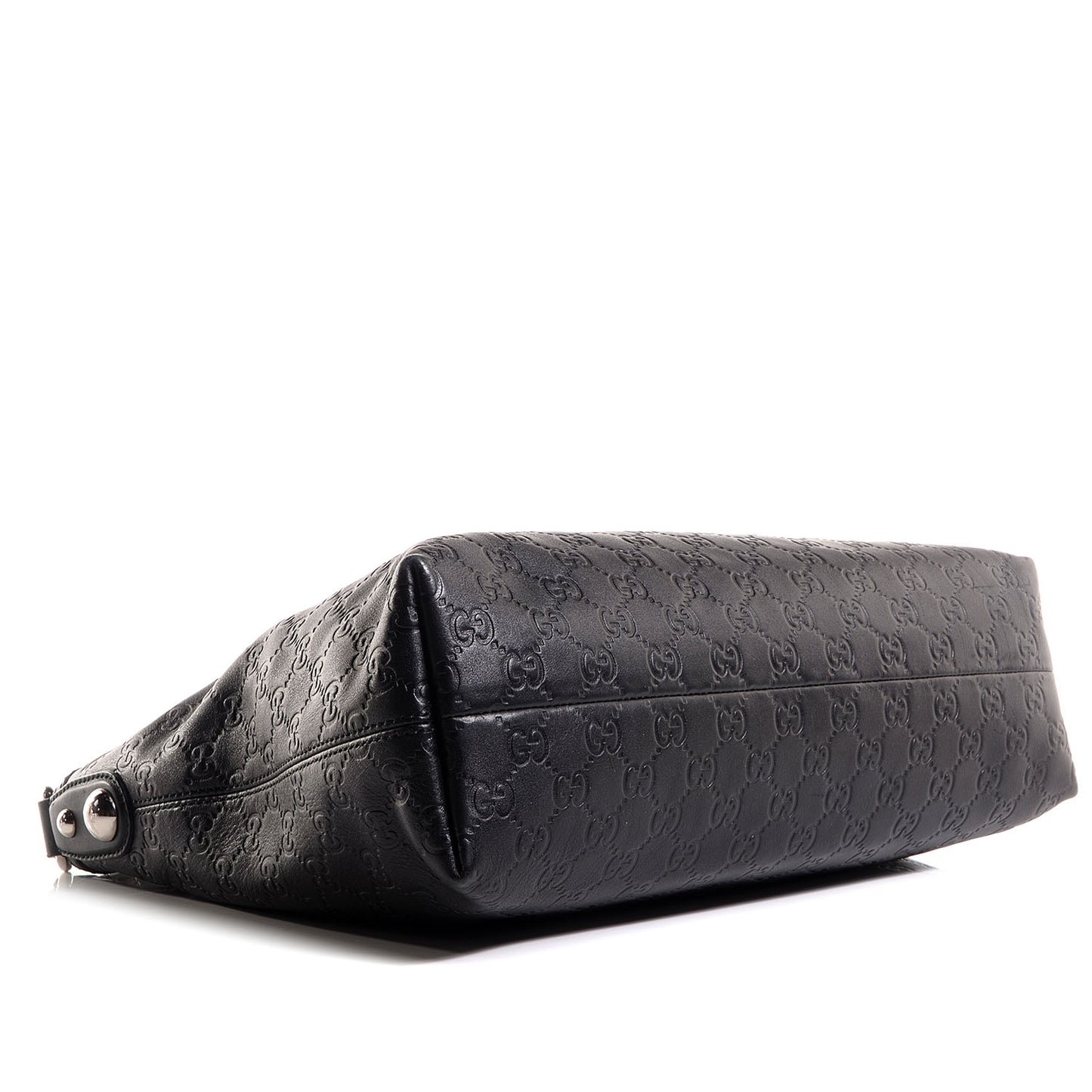 Guccissima Medium Icon Bit Hobo Black