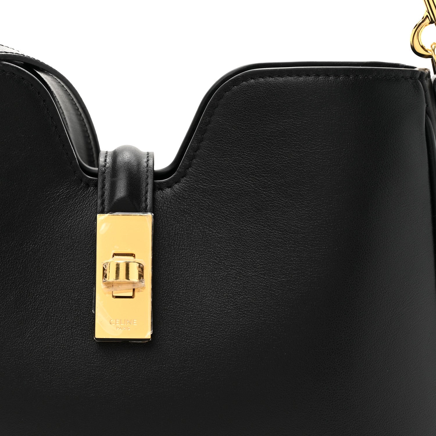 Celine Smooth Calfskin Small Camille 16 Soft Bag Black 8 of 10