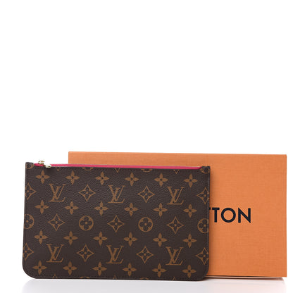 Louis Vuitton Monogram Neverfull MM GM Pochette Pivoine 8 of 8