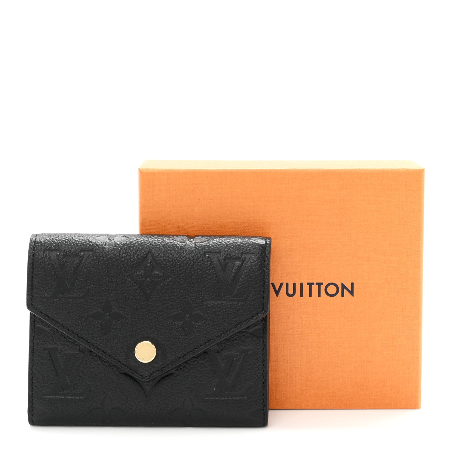 Louis Vuitton Empreinte Victorine Wallet Black 7 of 7