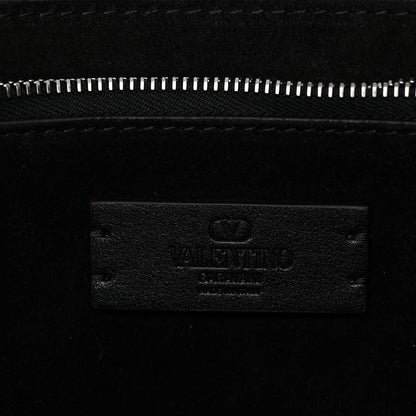 Valentino Garavani Calfskin Vlogo Medium Locker Tote Black 6 of 9