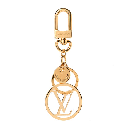 Louis Vuitton LV Circle Bag Charm Key Holder Gold 1 of 3