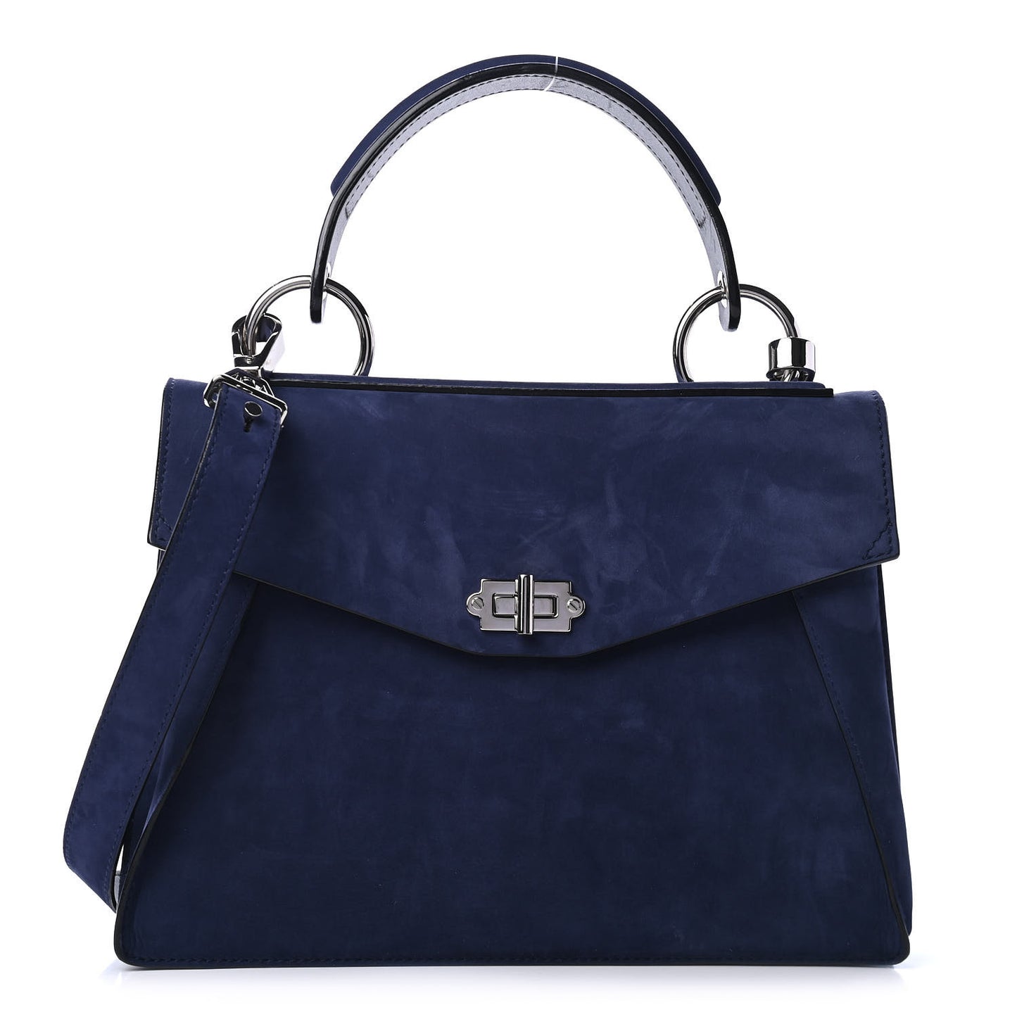 Suede Medium Hava Top Handle Bag
