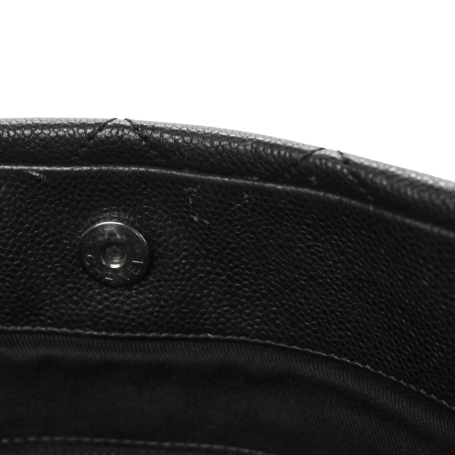 Chanel Caviar Quilted CC Timeless Soft Tote Black 9 of 9