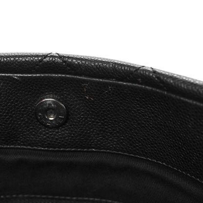 Chanel Caviar Quilted CC Timeless Soft Tote Black 9 of 9