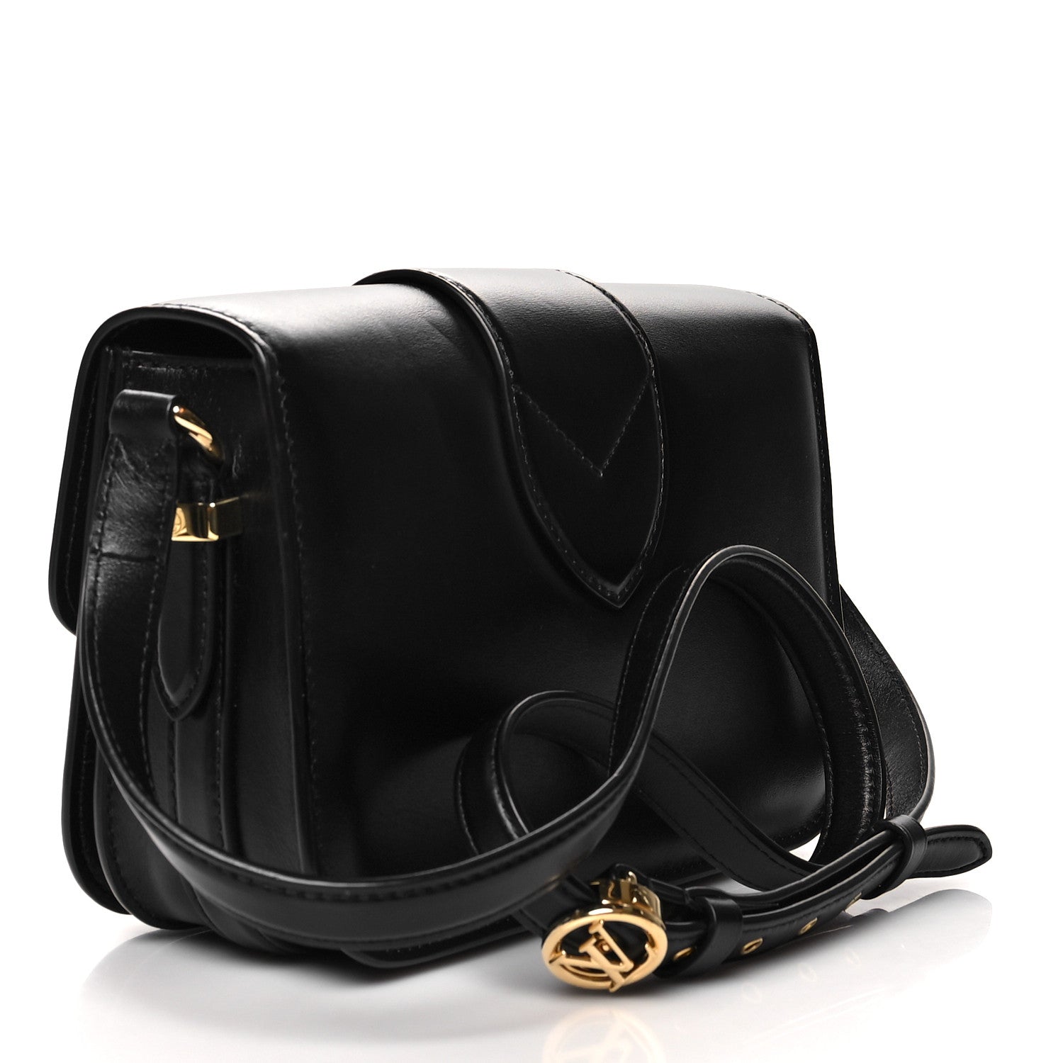 Louis Vuitton Smooth Calfskin LV Pont 9 Black 3 of 14