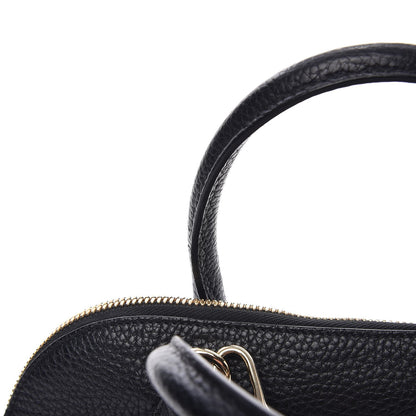 Burberry London Grainy Calfskin Small Greenwood Bowling Bag Black 11 of 14