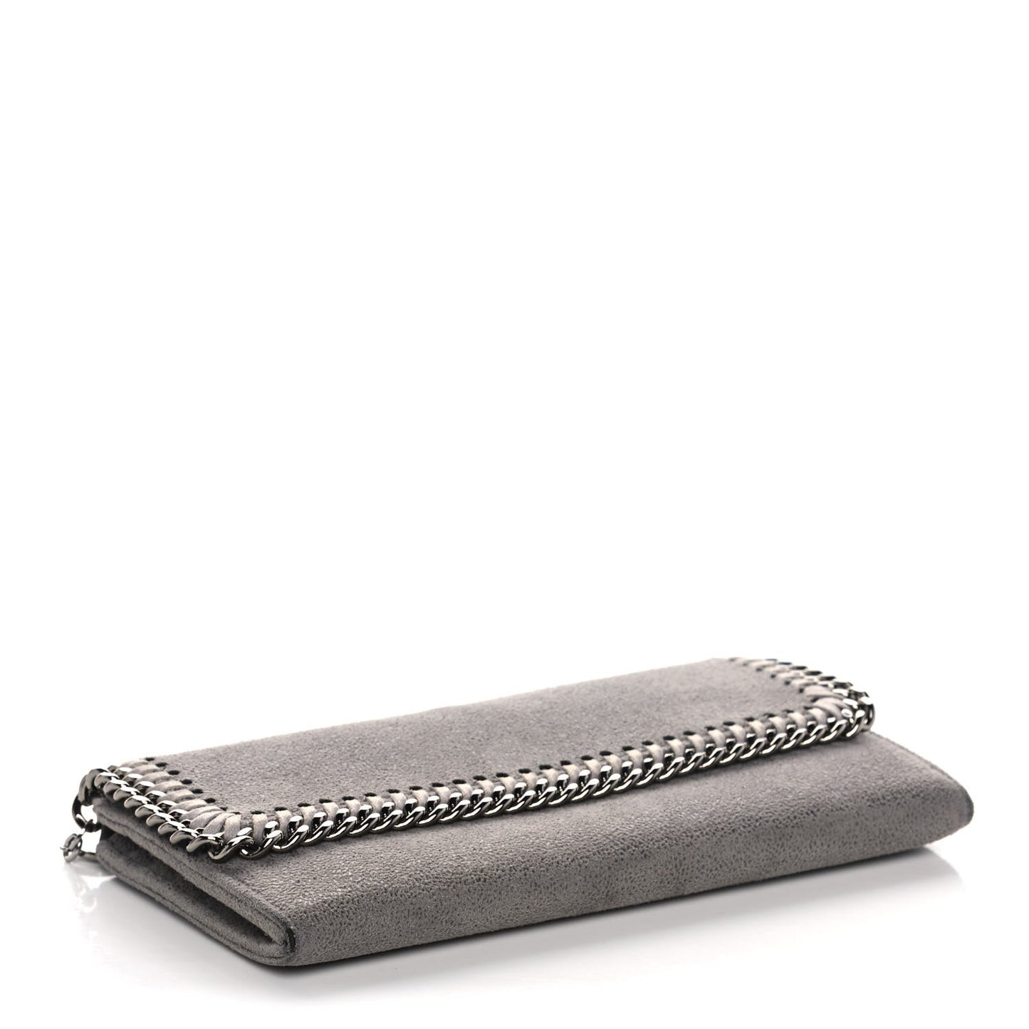 Shaggy Deer Falabella Flap Wallet Grey