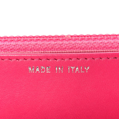 Chanel Lambskin Quilted Wallet on Chain WOC Pink 7 of 8