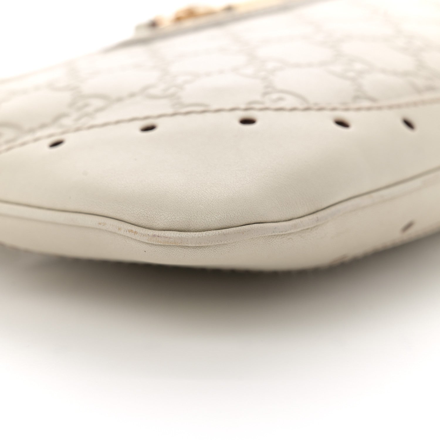 Gucci Guccissima Punch Hobo Off White 9 of 14