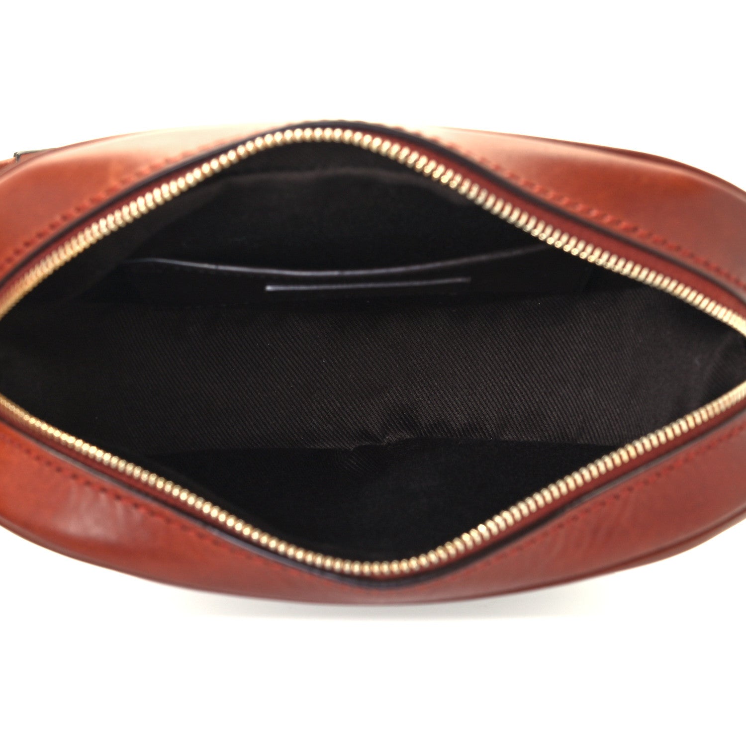 Saint Laurent Canvas Smooth Calfskin Le Monogramme Coeur Crossbody Chestnut 4 of 8