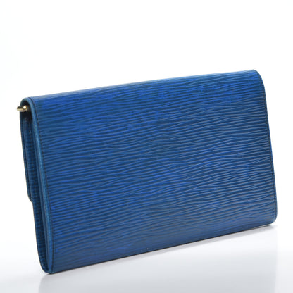 Louis Vuitton Epi Sarah Wallet Cyan 2 of 6