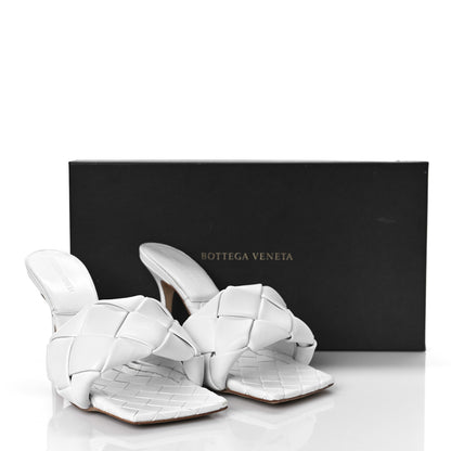 Bottega Veneta Nappa Maxi Intrecciato Lido Mule Sandals 39 Optic White 9 of 9