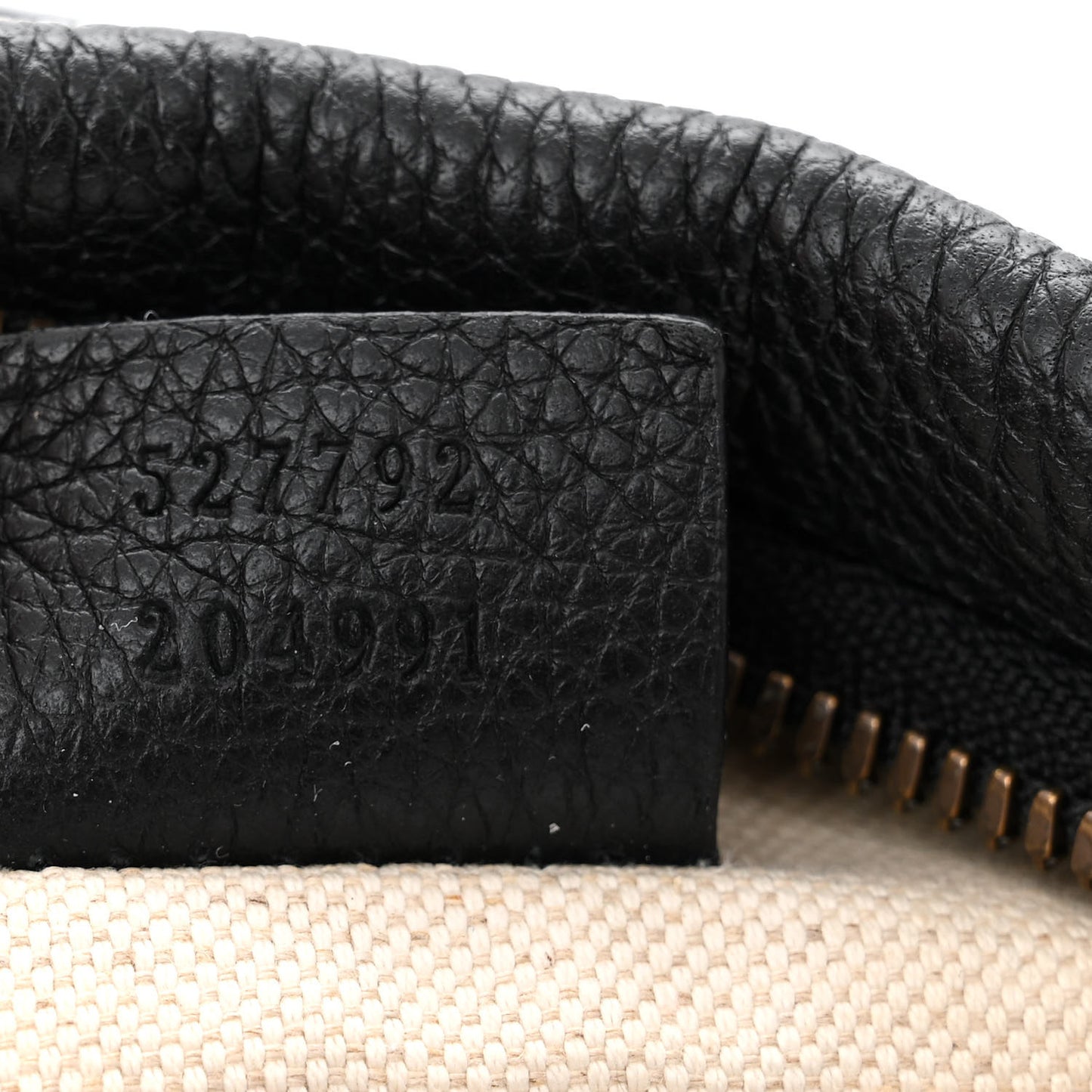 Grained Calfskin Small Logo Belt Bag Black
