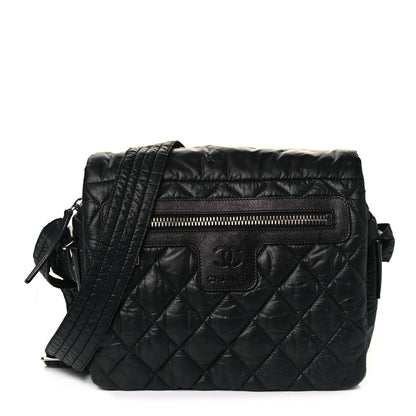 Chanel Nylon Small Coco Cocoon Messenger Bag Black 1 of 11