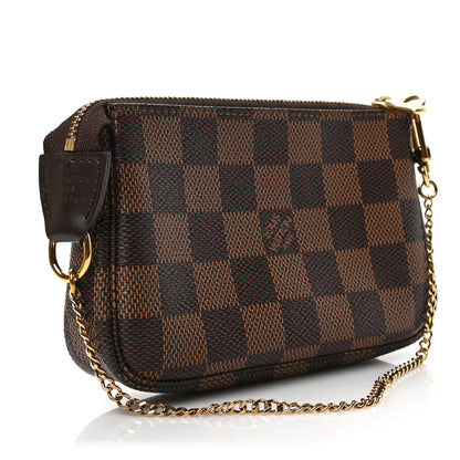 Louis Vuitton Damier Ebene Mini Pochette Accessories 2 of 7