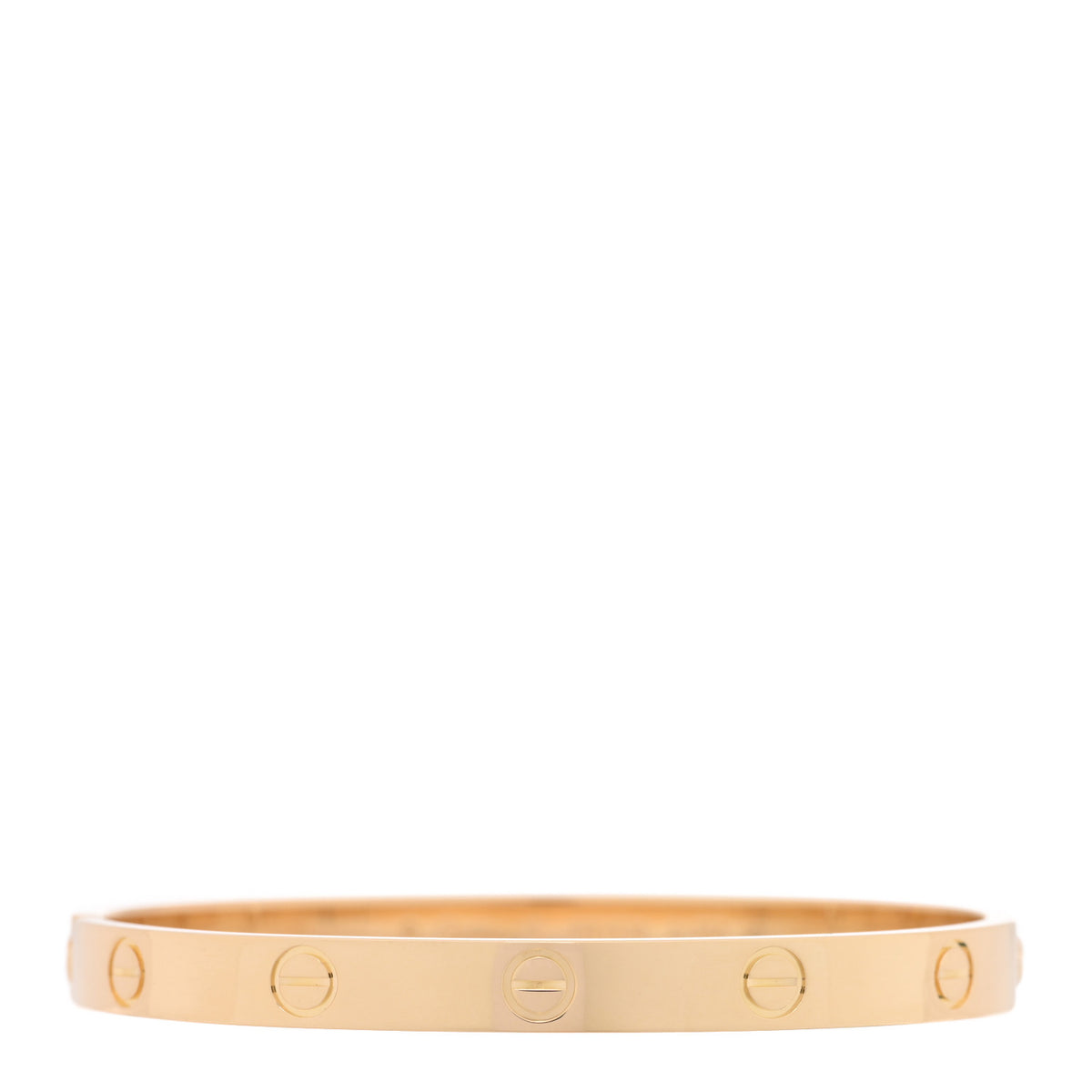 18K Yellow Gold LOVE Bracelet 17