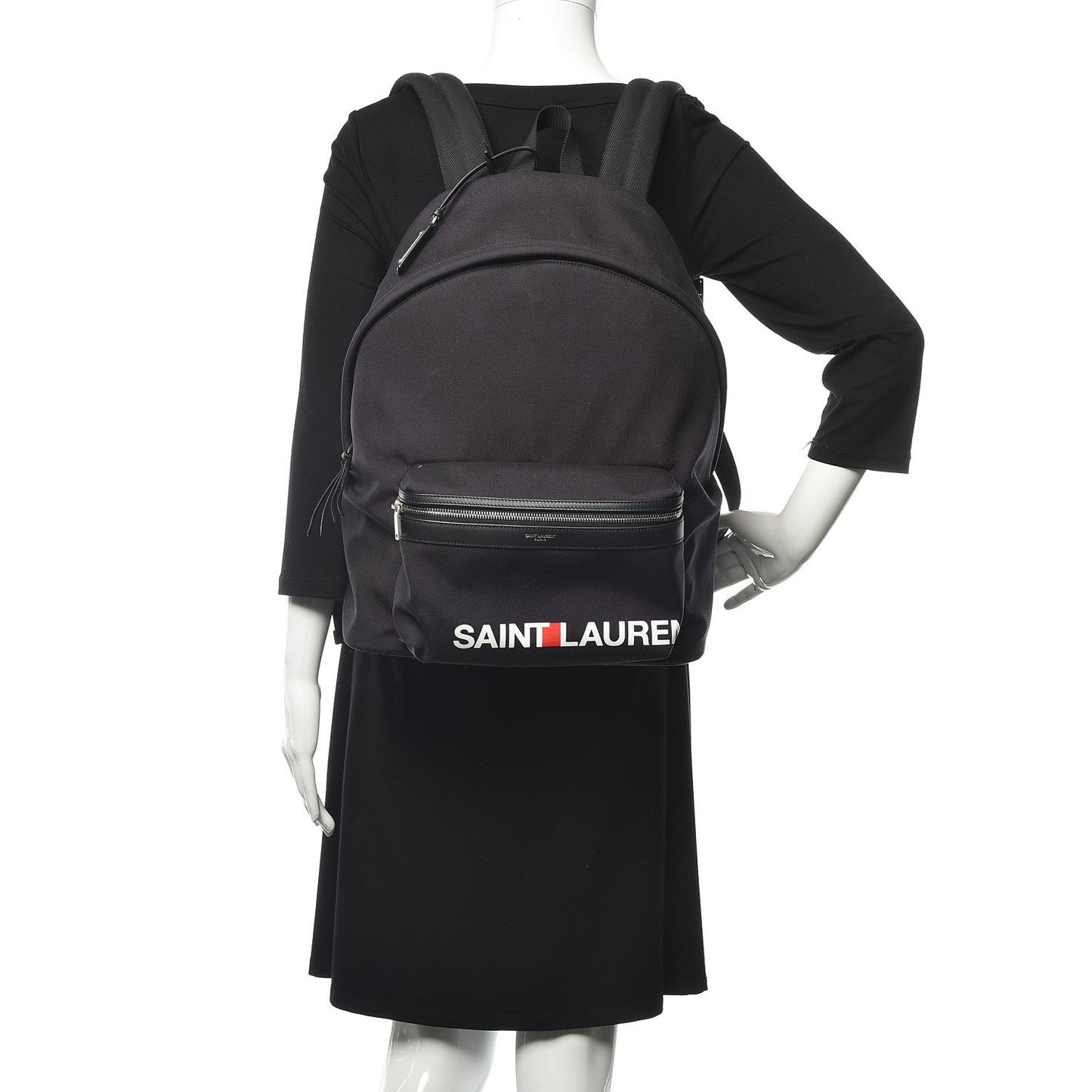 Canvas Logo City Backpack Navy