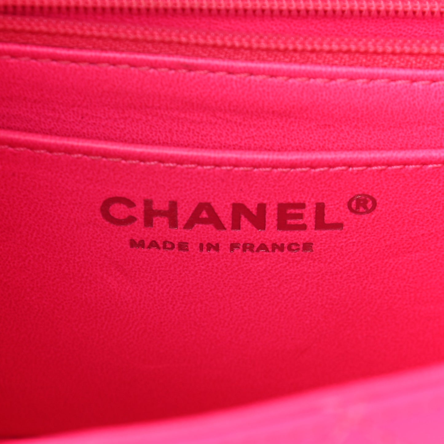 Goatskin Quilted 2.55 Reissue Mini Flap Fluorescent Pink