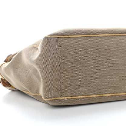 Gucci Canvas Guccissima Medium Positano Tote Beige 5 of 9