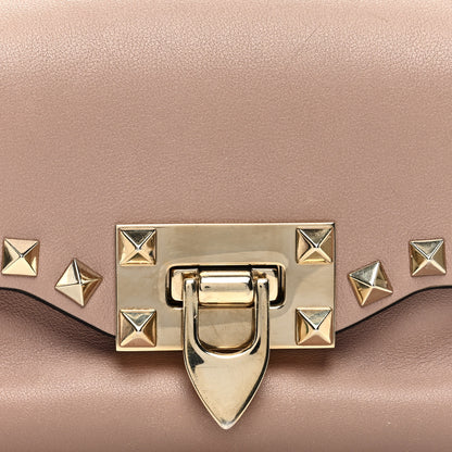 Valentino Garavani Calfskin Mini Rockstud Crossbody Bag Poudre 7 of 10