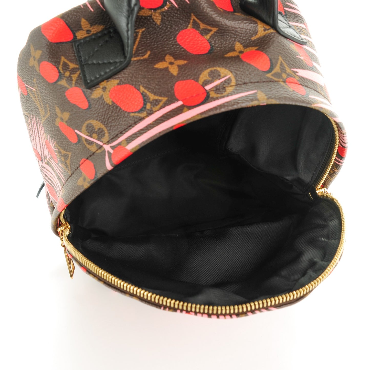Monogram Jungle Dots Palm Springs Backpack PM Sugar Pink Poppy