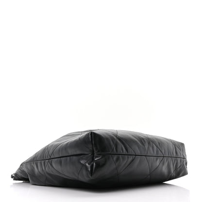 Chanel Shiny Calfskin Quilted Chanel 22 Black 9 of 23