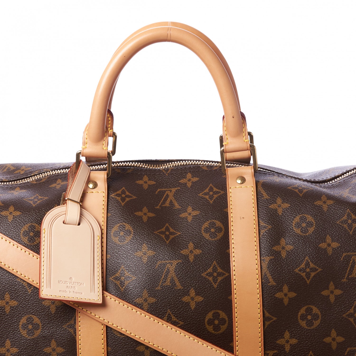 Louis Vuitton Monogram Keepall Bandouliere 55 6 of 9