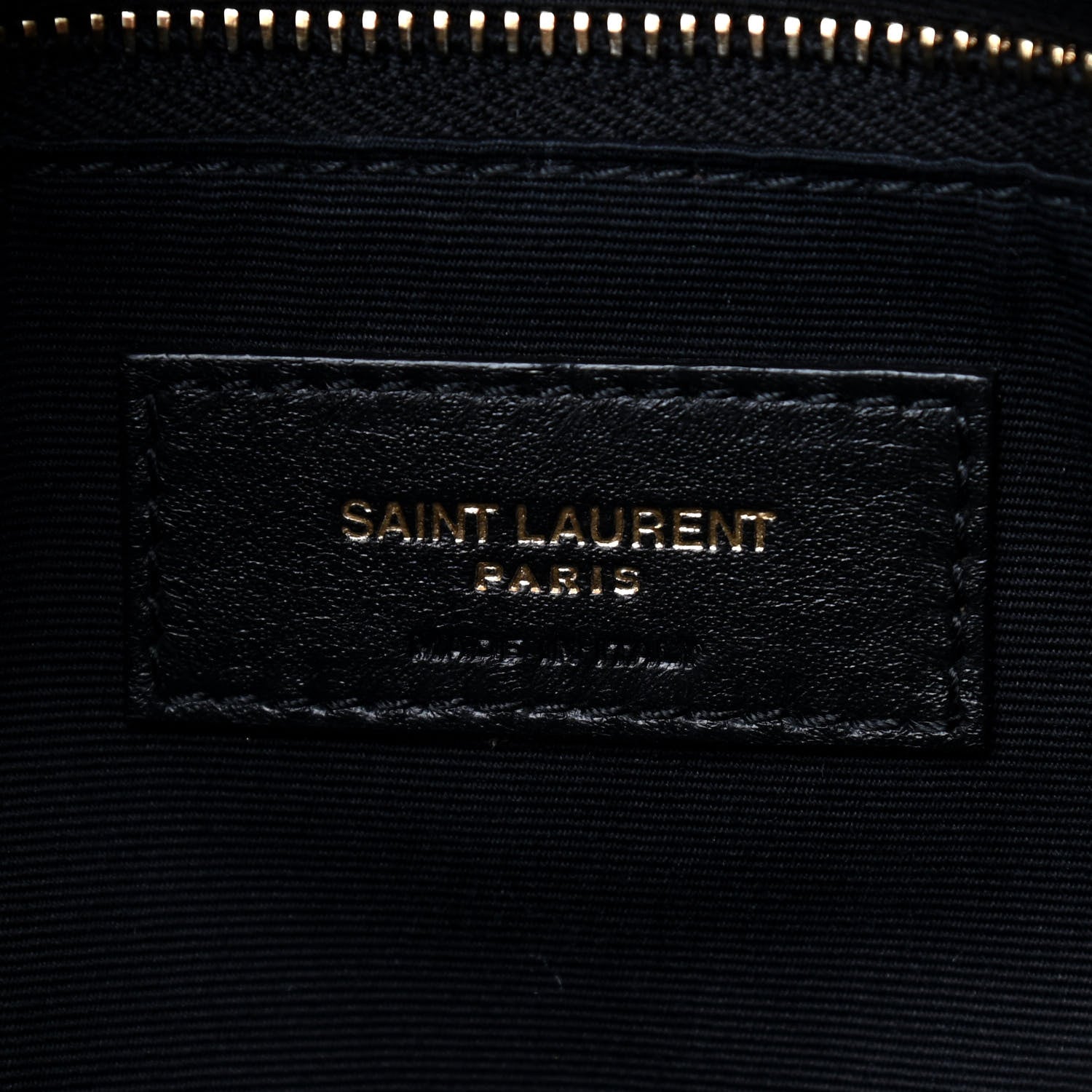 Saint Laurent Lambskin Quilted Small Loulou Puffer Monogram Chain Satchel Black 6 of 9