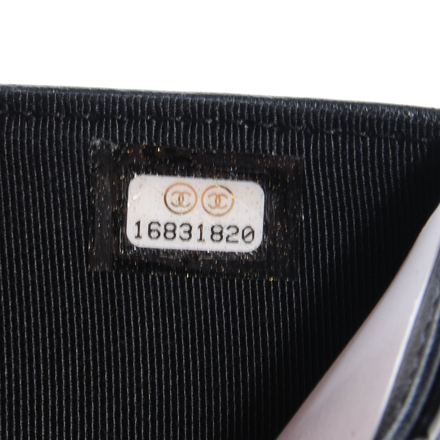 Patent Quilted CC French Wallet Black
