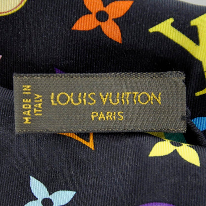 Louis Vuitton Silk Multicolor Eye Love Scarf Black 3 of 7
