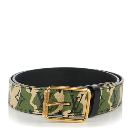 Louis Vuitton Monogramouflage Belt 100 40 1 of 6