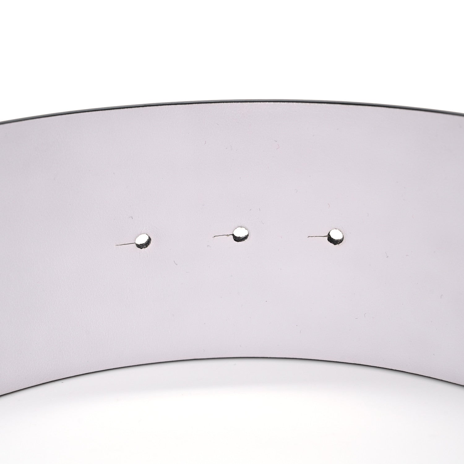Valentino Garavani Lambskin 70mm VLogo Belt 110 44 White 4 of 7