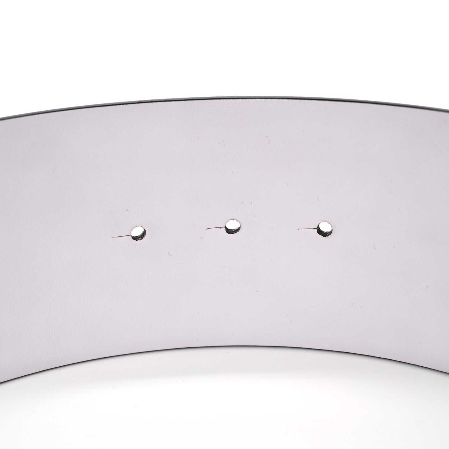 Lambskin 70mm VLogo Belt 110 44 White